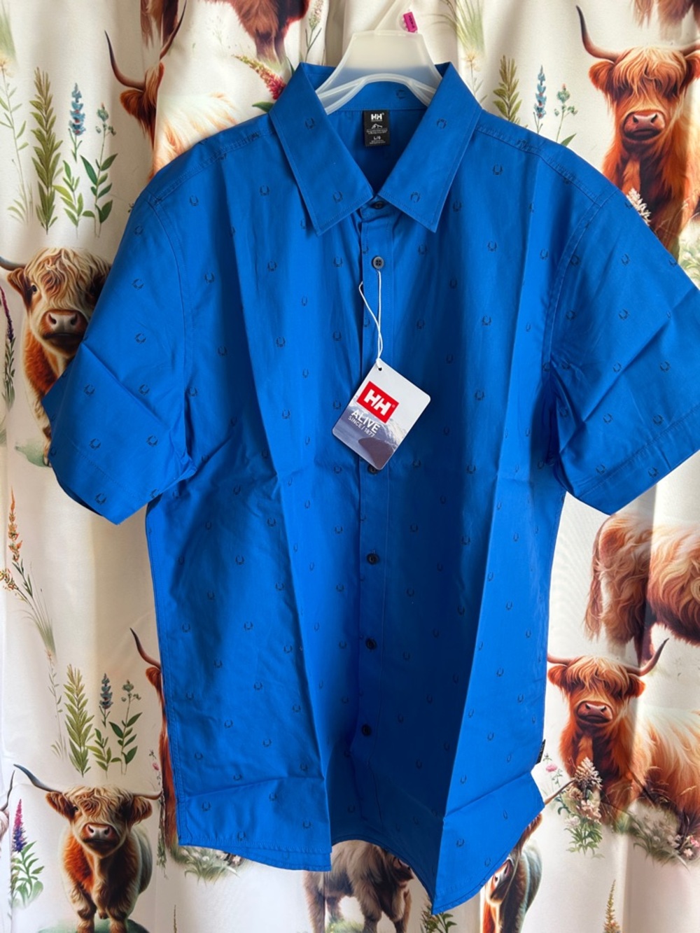 Helly Hansen Men’s Cobalt Blue Short Sleeve Shirt